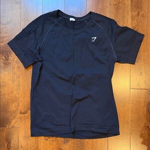Gymshark Black Seamless Workout Tee